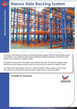 Narrow Aisle Racking System