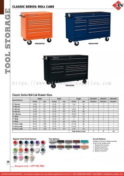 SNAP-ON Classic Series: Roll Cabs