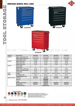 SNAP-ON Heritage Series: Roll Cabs