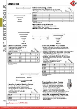 SNAP-ON Extensions/Locking, Wobble, Wobble Plus, Locking Wobble, Extension Connectors