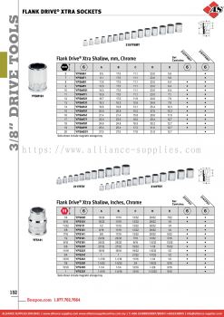 SNAP-ON Flank Drive® Xtra Sockets