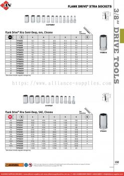 SNAP-ON Flank Drive® Xtra Sockets