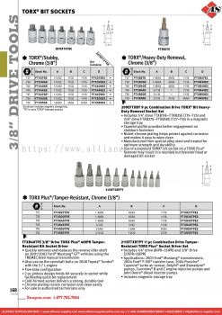 SNAP-ON Torx® Bit Sockets 