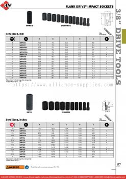 SNAP-ON Flank Drive® Impact Sockets