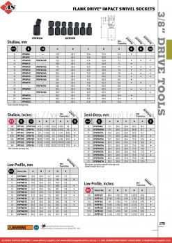 SNAP-ON Flank Drive® Impact Swivel Sockets