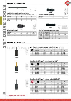 SNAP-ON Power Accessories / Power Bit Sockets