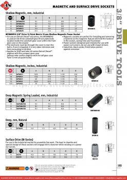 SNAP-ON Magnetic And Surface Drive Sockets