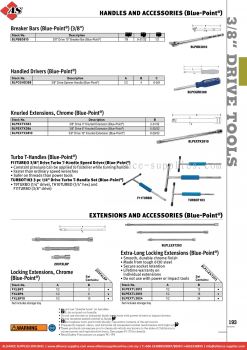 SNAP-ON Handles And Accessories (Blue-point®) / Extensions And Accessories (Blue-point®)