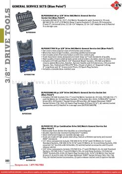 SNAP-ON General Service Sets (Blue Point®)