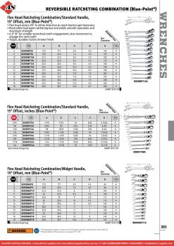 SNAP-ON Reversible Ratcheting Combination (Blue-point®)