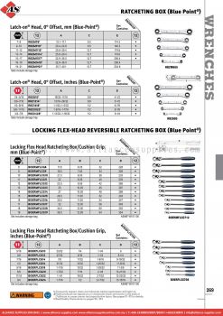 SNAP-ON Ratcheting Box (Blue Point®) / Locking Flex-head Reversible Ratcheting Box (Blue Point®)