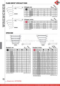 SNAP-ON Flank Drive® Specialty Box / Open End 