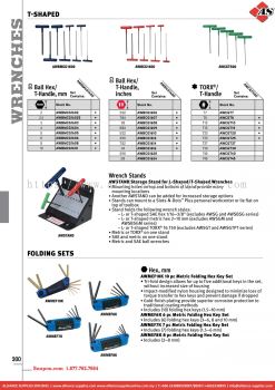 SNAP-ON T-Shaped / Folding Sets