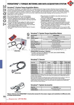 SNAP-ON Versatorq® 2 Torque Metering And Data Acquisition System