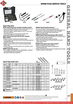 SNAP-ON Spark Plug Service Tools