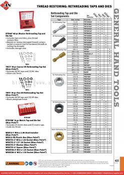 SNAP-ON Thread Restoring: Rethreading Taps And Dies