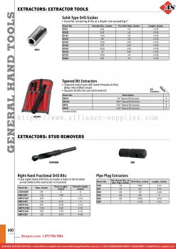 SNAP-ON Extractors: Extractor Tools / Extractors: Stud Removers