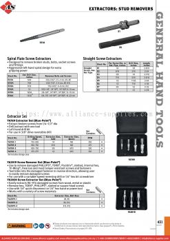 SNAP-ON Extractors: Stud Removers / Extractor Set