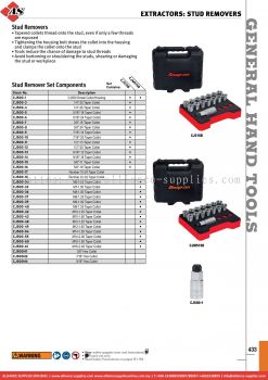 SNAP-ON Extractors: Stud Removers