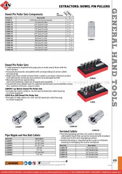 SNAP-ON Extractors: Dowel Pin Pullers