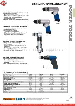 SNAP-ON At3000 3/8" Reversible Drill (Blue-Point®)