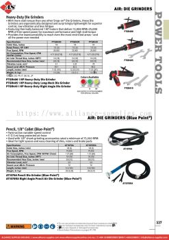 SNAP-ON Air: Die Grinders / Air: Die Grinders (Blue Point®)