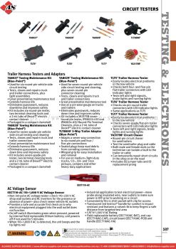 SNAP-ON Trailer Harness Testers and Adaptors / AC Voltage Sensor