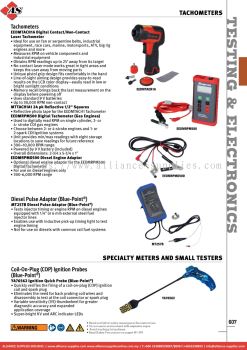 SNAP-ON Tachometers / Specialty Meters And Small Testers