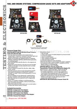 SNAP-ON Fuel And Engine Systems: Compression Gauge Sets And Adaptors