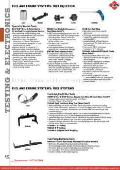 SNAP-ON Fuel And Engine Systems: Fuel Injection / Fuel Systems