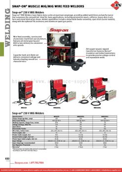 SNAP-ON Muscle Mig/mig Wire Feed Welders