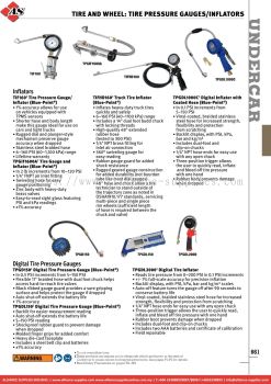 SNAP-ON Tire And Wheel: Tire Pressure Gauges/inflators