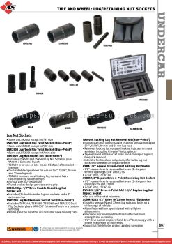 SNAP-ON Tire And Wheel: Lug/Retaining Nut Sockets