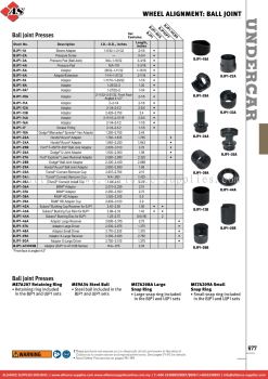 SNAP-ON Wheel Alignment: Ball Joint