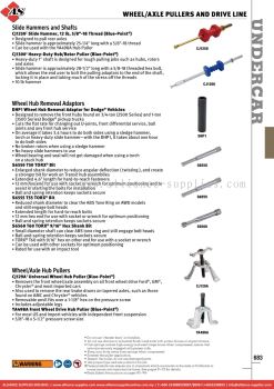 SNAP-ON Wheel/axle Pullers And Drive Line