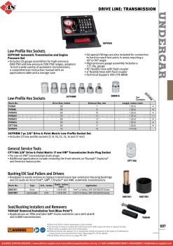 SNAP-ON Drive Line: Transmission