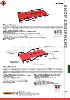 SNAP-ON Adjustable Creepers / Heavy-Duty Creepers