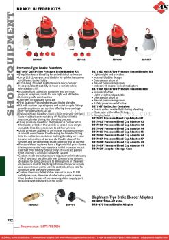 SNAP-ON Brake: Bleeder Kits