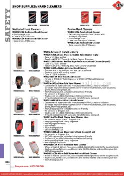 SNAP-ON Shop Supplies: Hand Cleaners