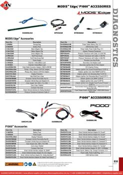 SNAP-ON MODIS™ Edge/ P1000™ Accessories