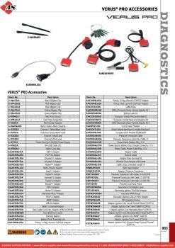 SNAP-ON VERUS® PRO Accessories