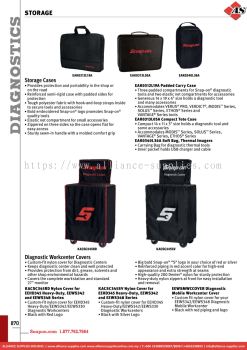 SNAP-ON Storage - Storage Cases / Diagnostic Workcenter Covers