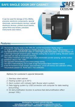 SAFE Single Door Dry Cabinet