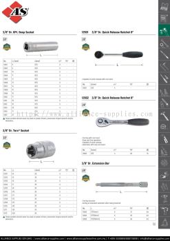 SATA 3/8" Socket and Accessories