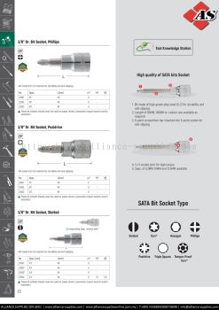 SATA 3/8" Dr. Bit Socket