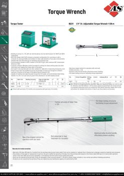 SATA Mechanical Torque Wrench