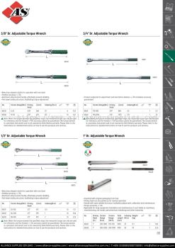 SATA G-Series Big Spec. Torque Wrench