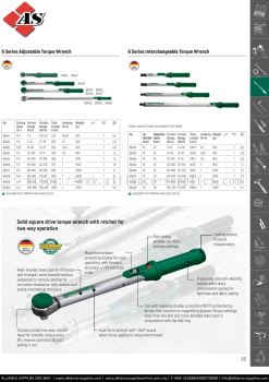 SATA G-Series Industrial Torque Wrench