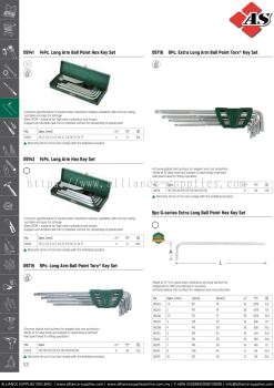 SATA Square Male Hex Key