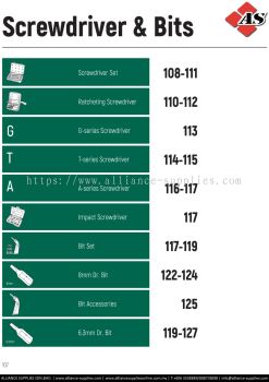 SATA Screwdriver & Bits